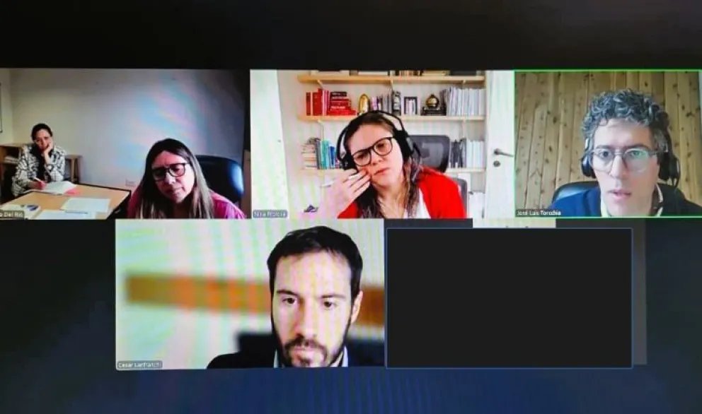 La audiencia se realizó este jueves de manera virtual con la presencia de todas las partes. Foto gentileza 