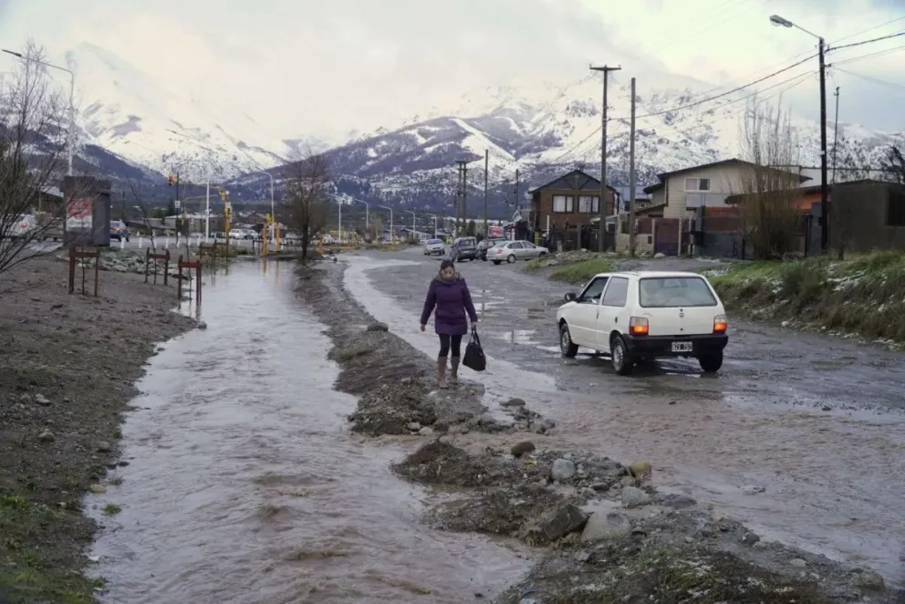 Bariloche se prepara para otra semana gris, con un marcado descenso de la temperatura. Foto: Archivo Marcelo Martínez. 