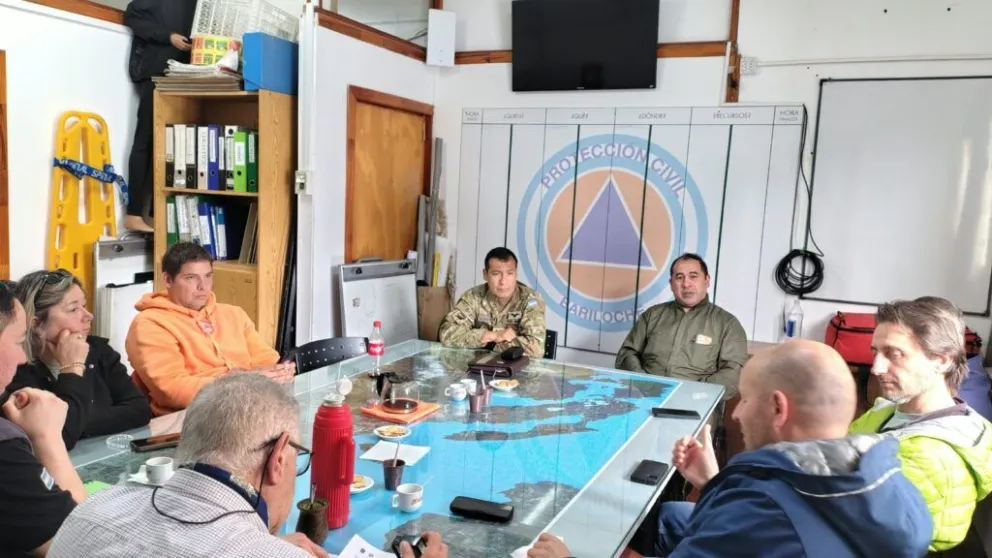 Ante el alerta de lluvia para los próximos días, hubo reunión especial para prevenir desbordes. Foto gentileza