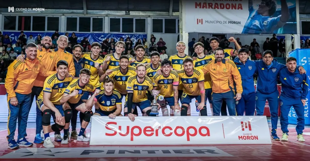 En su primera campaña con Boca, Juan Cruz Iraldi hizo podio en la Supercopa de ACLAV. Foto: gentileza.