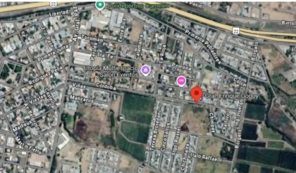 El robo ocurrió en la zona rural de Godoy.