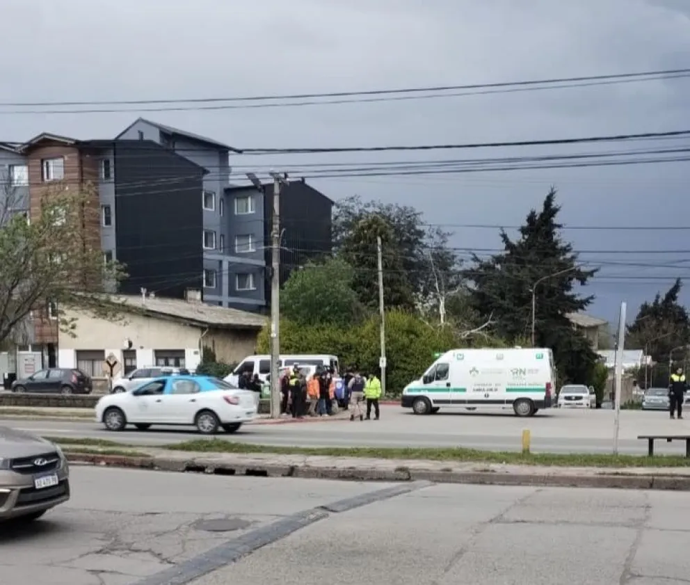 El accidente ocurrió en una hora donde suele haber mayor movimiento por la zona. Foto gentileza
