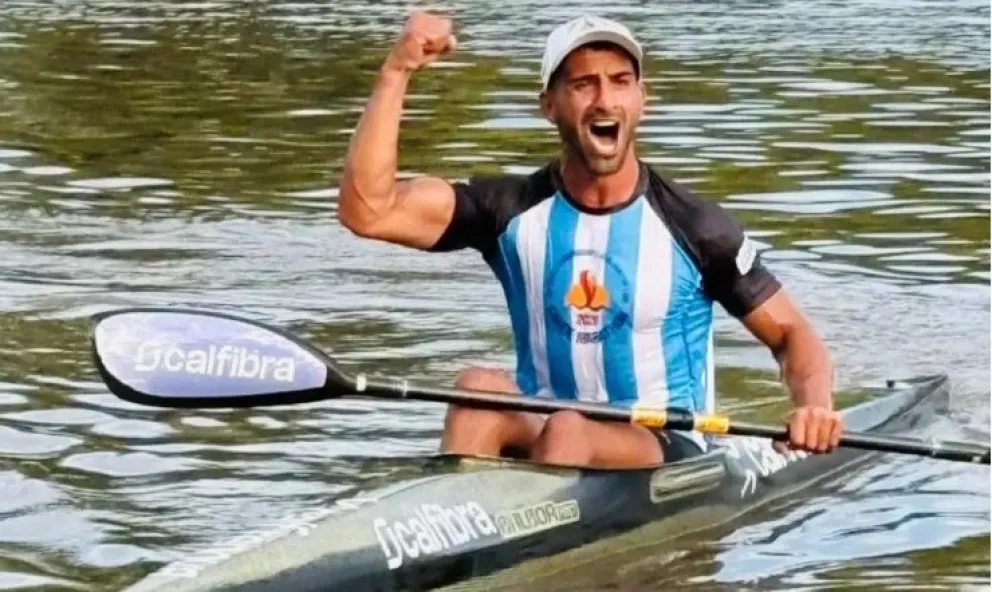 Franco Balboa peleó por la medalla y quedó a un paso del podio. Foto: gentileza.