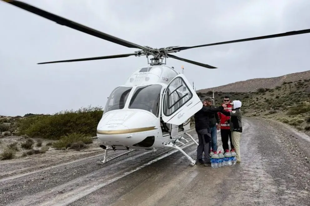 El temporal de lluvias golpea a distintos pueblos y parajes de Neuquén. Fotos: Gobierno de Neuquén.