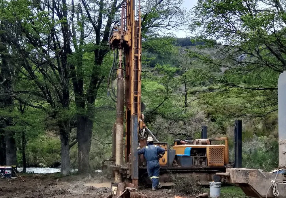 Se trata de una obra fundamental y que representará una mejora concreta en el servicio para la comunidad. Fotos: Gobierno de Río Negro.