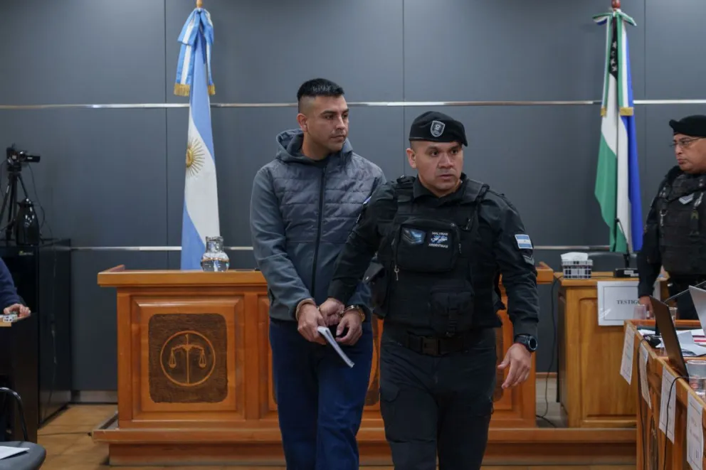  La calificación legal imputada contra Marín es homicidio triplemente calificado por el vínculo. Fotos: Marcelo Martínez.