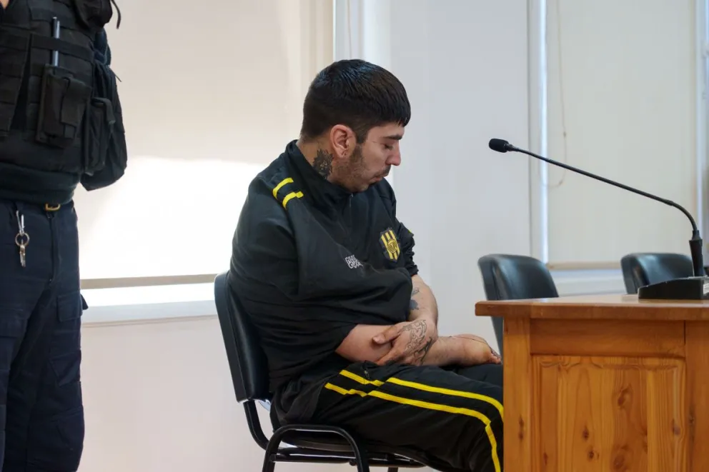 El joven fue imputado por portación y abuso de armas de fuego. Fotos: Marcelo Martínez.