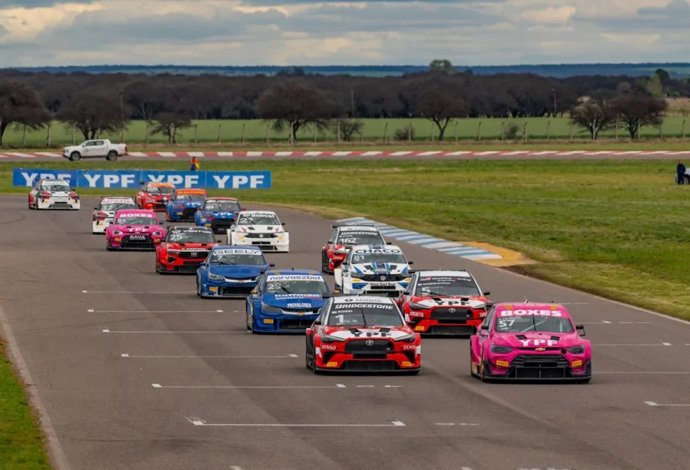 El TC2000 en Toay, en la fecha anterior al paso por Roca. Foto: prensa TC2000.